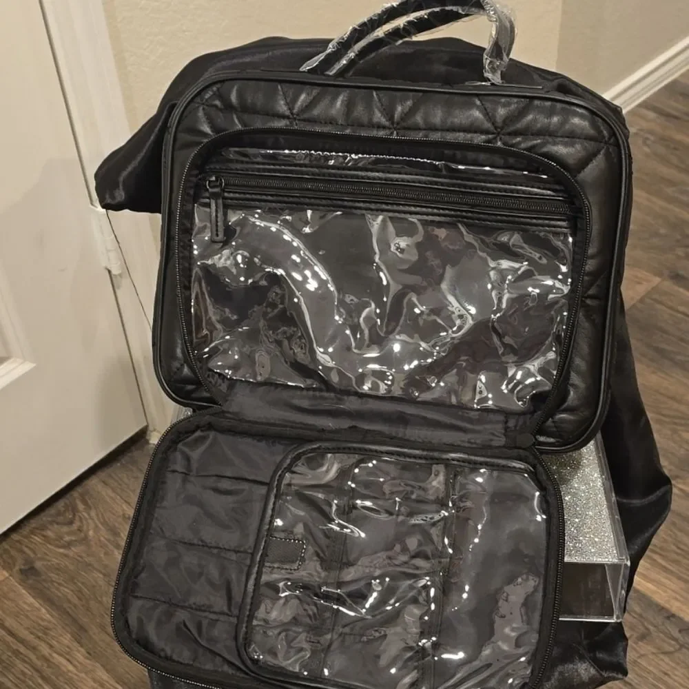 Steve Madden Quilted Weekender‎ w/Pocket- Black